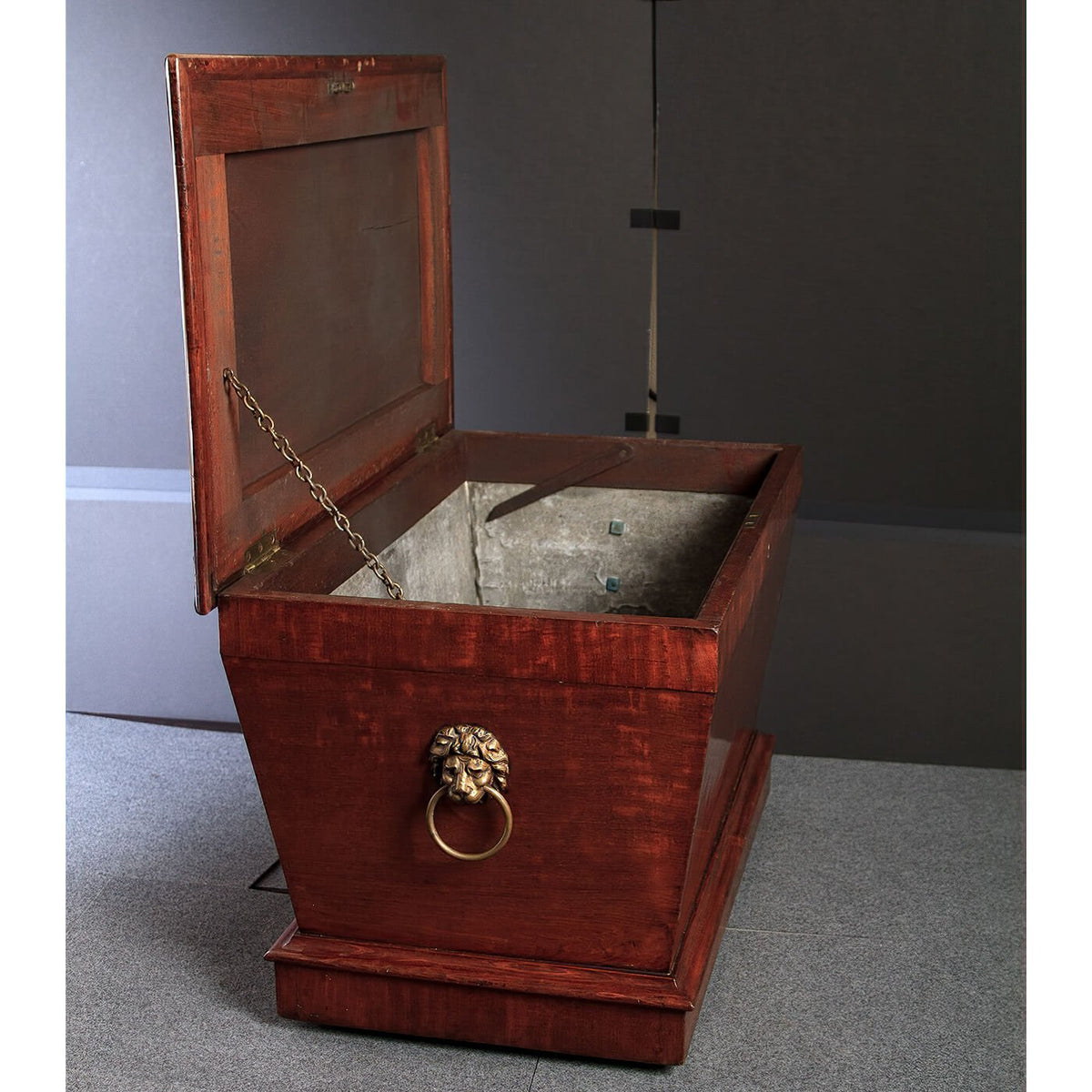 Regency Mahogany Cellarette - English Georgian America