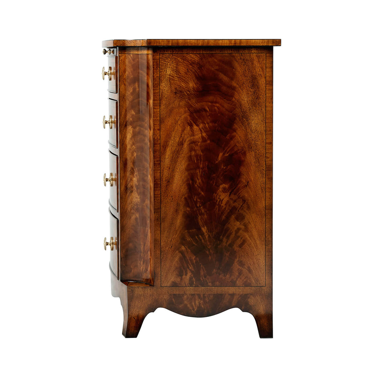 Regency Mahogany Chest - English Georgian America