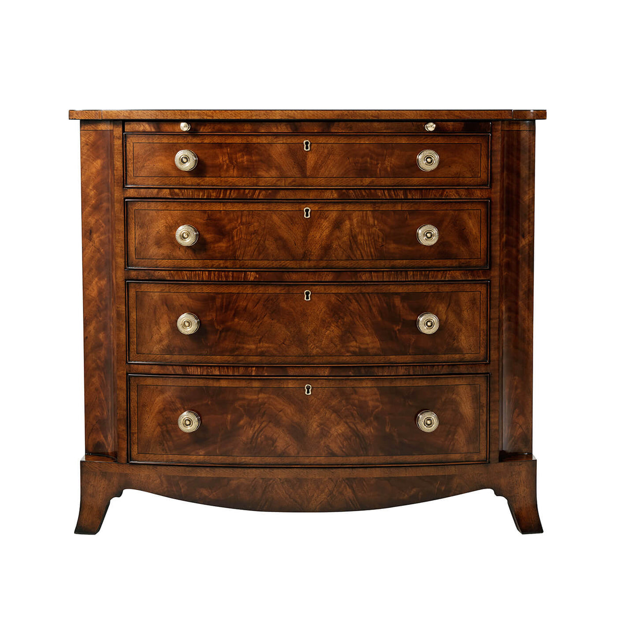 Regency Mahogany Chest - English Georgian America