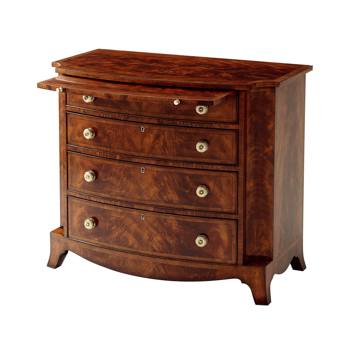 Regency Mahogany Chest - English Georgian America