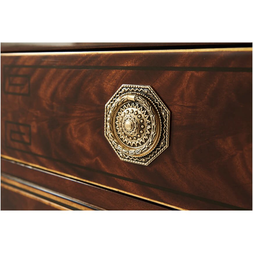 Regency Mahogany Credenza - English Georgian America