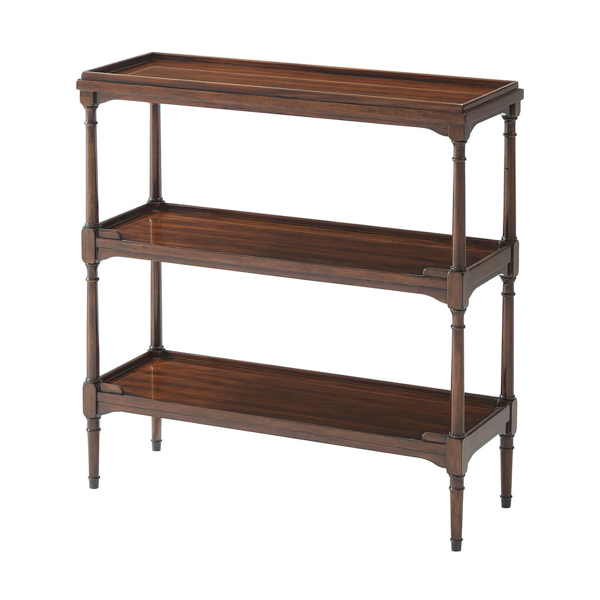 Regency Mahogany Etagere - English Georgian America