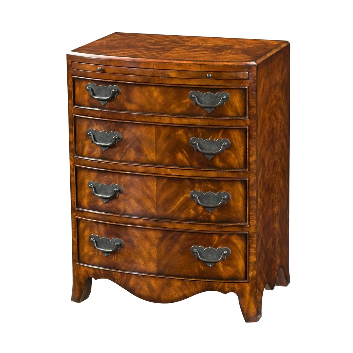 Regency Mahogany Nightstand - English Georgian America