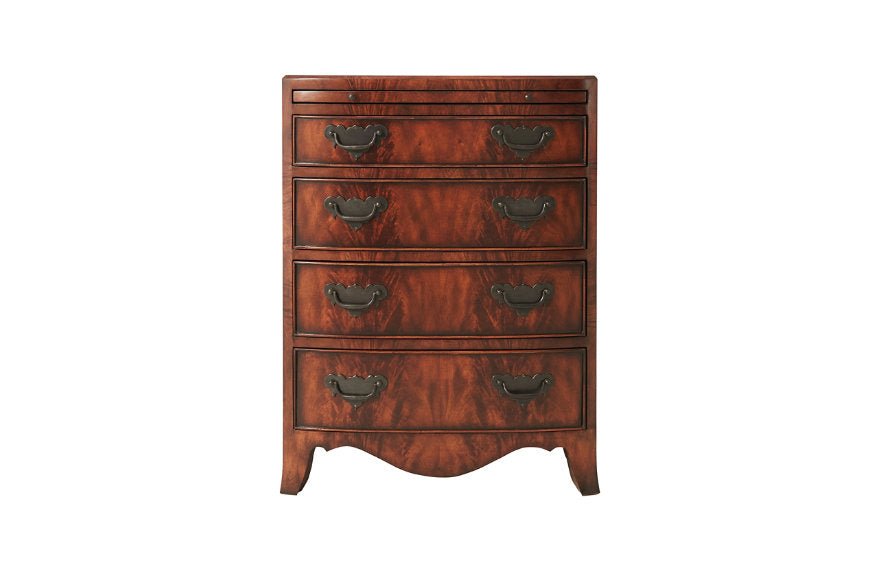 Regency Mahogany Nightstand - English Georgian America