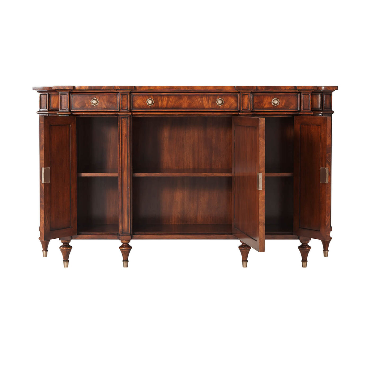 Regency Mahogany Side Cabinet - English Georgian America