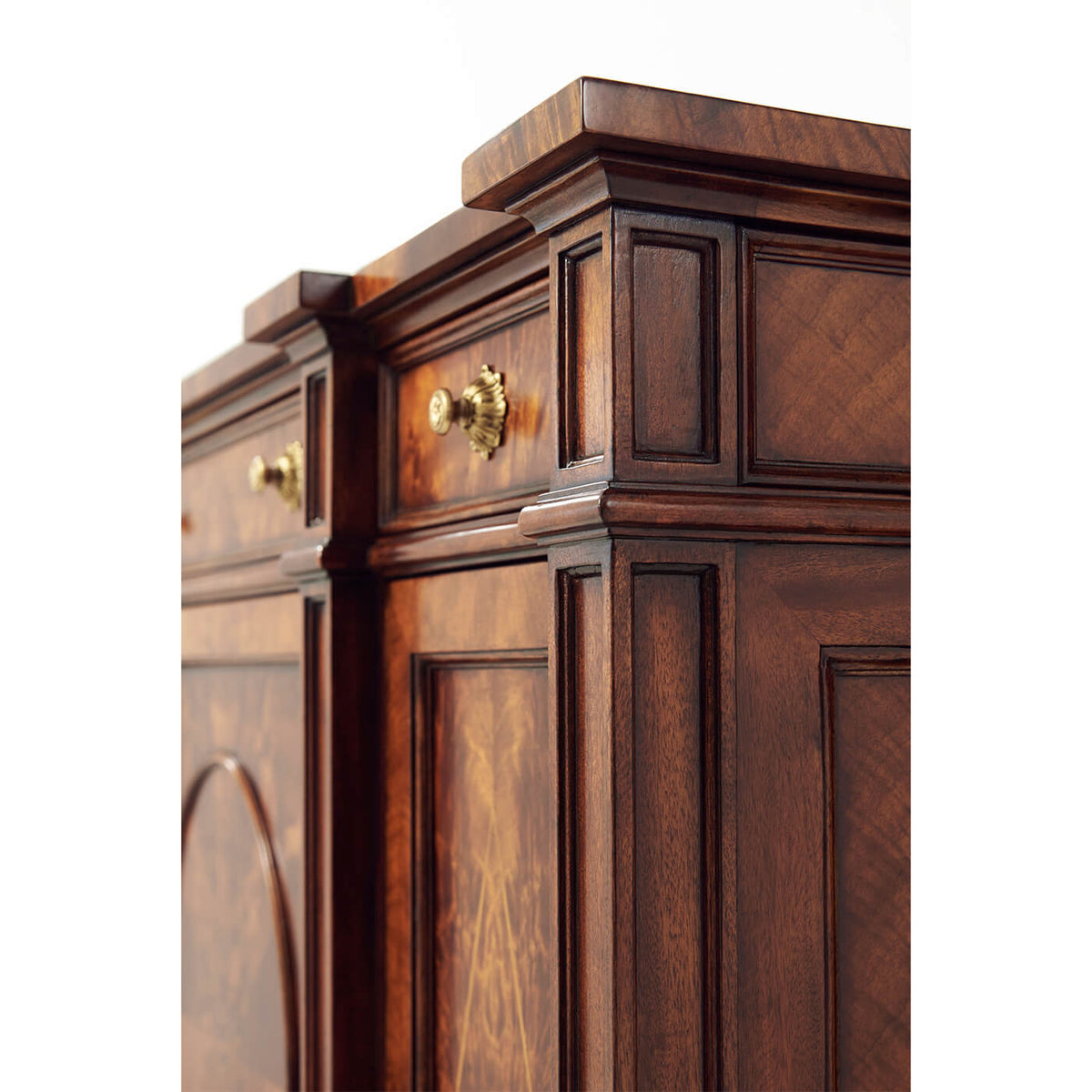 Regency Mahogany Side Cabinet - English Georgian America