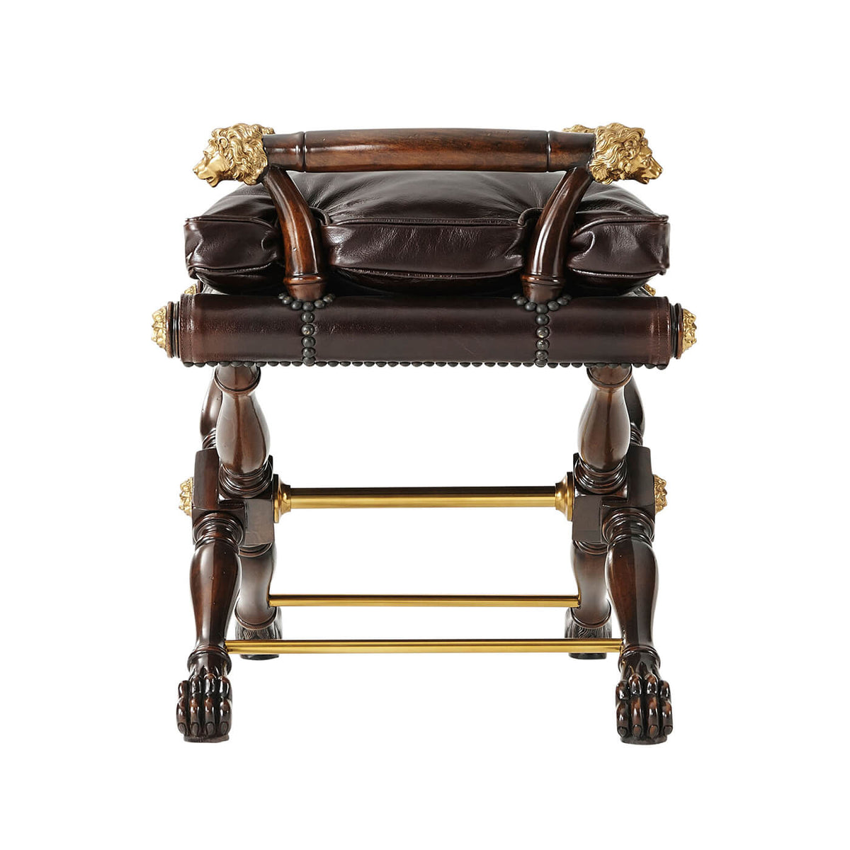 Regency Mahogany Stool - English Georgian America