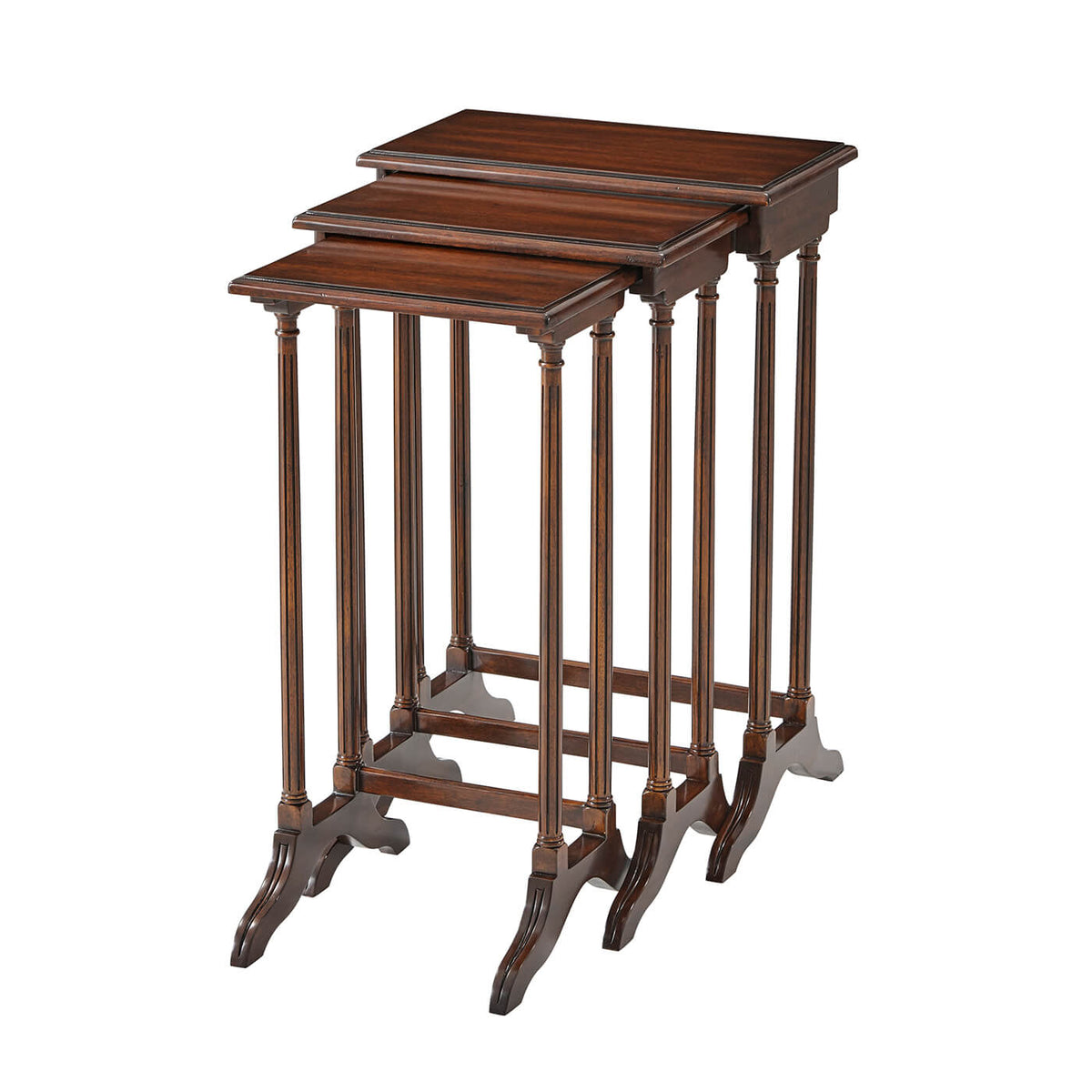 Regency Nest of Tables - English Georgian America