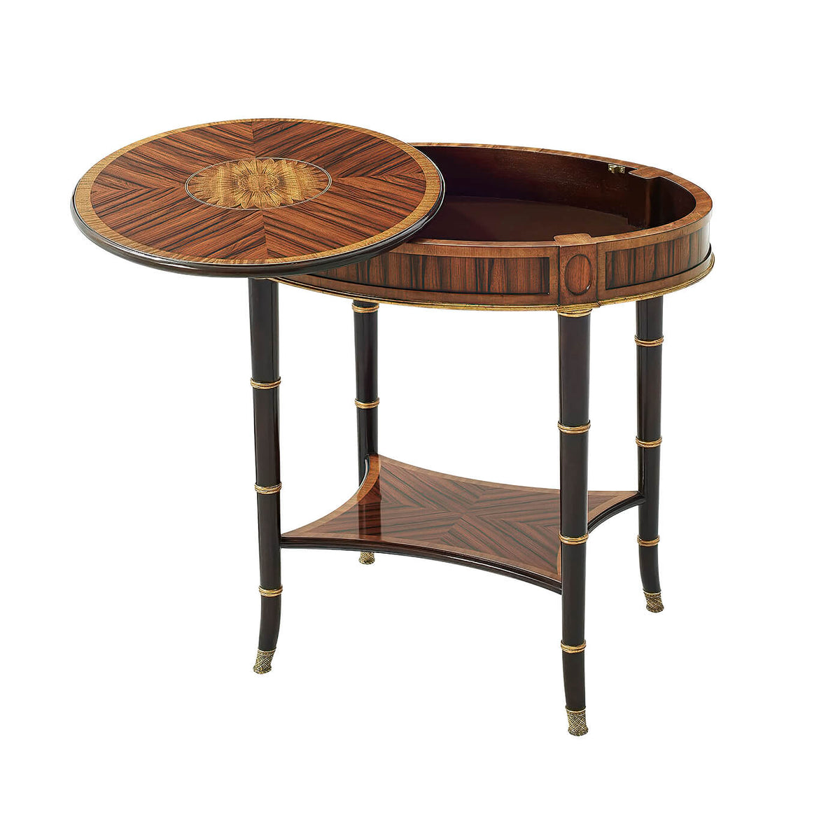 Regency Oval Side Table - English Georgian America