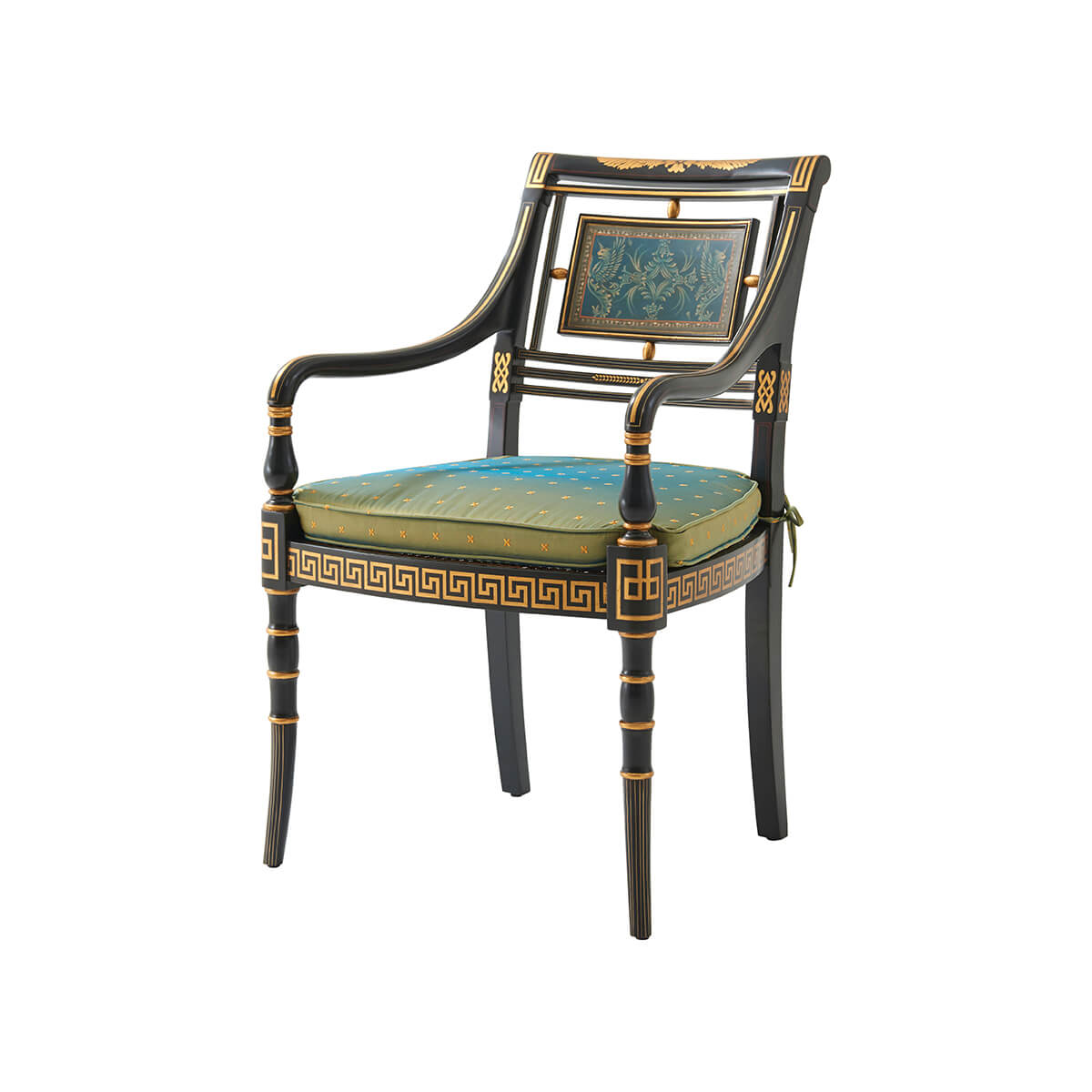 Regency Parcel Gilt Armchair - English Georgian America