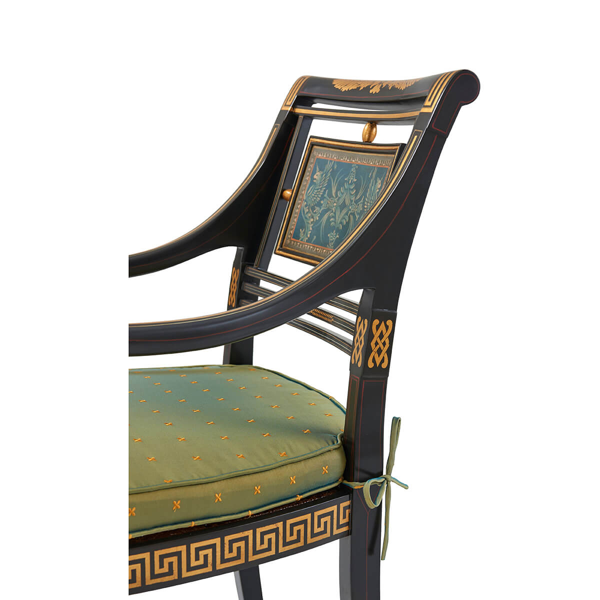 Regency Parcel Gilt Armchair - English Georgian America