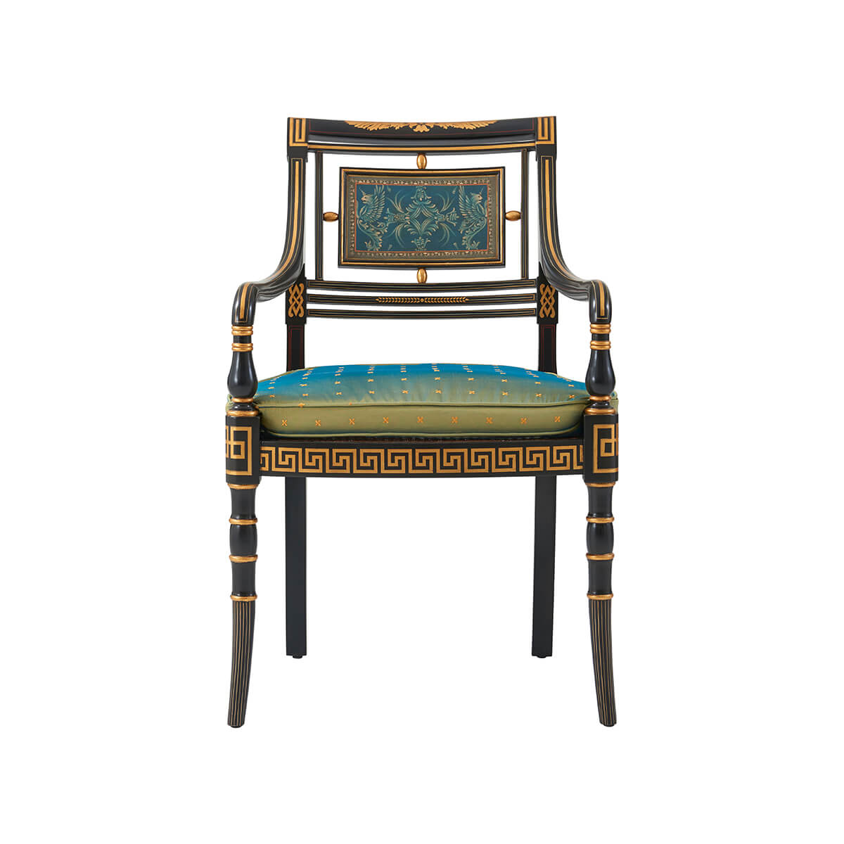 Regency Parcel Gilt Armchair - English Georgian America