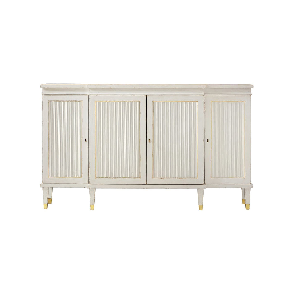 Regency Parcel Gilt Credenza - English Georgian America