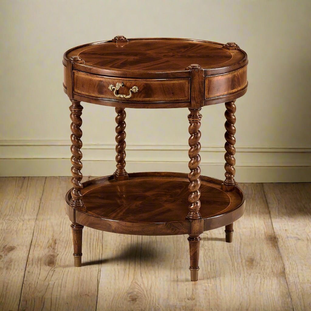 Regency Round Side Table - English Georgian America