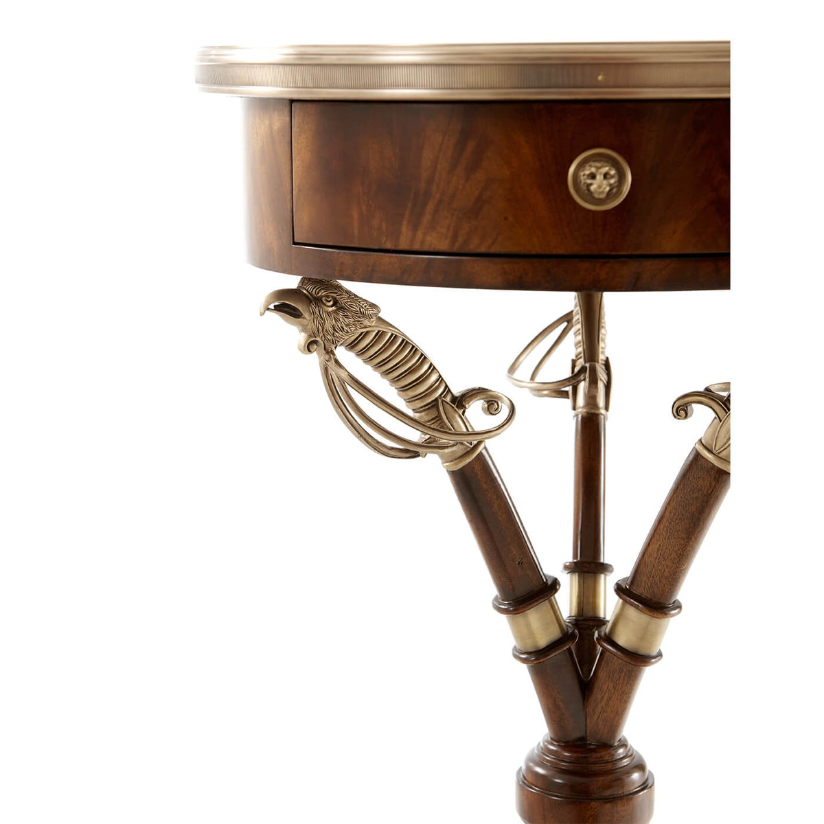 Regency Sabre Leg Side Table - English Georgian America