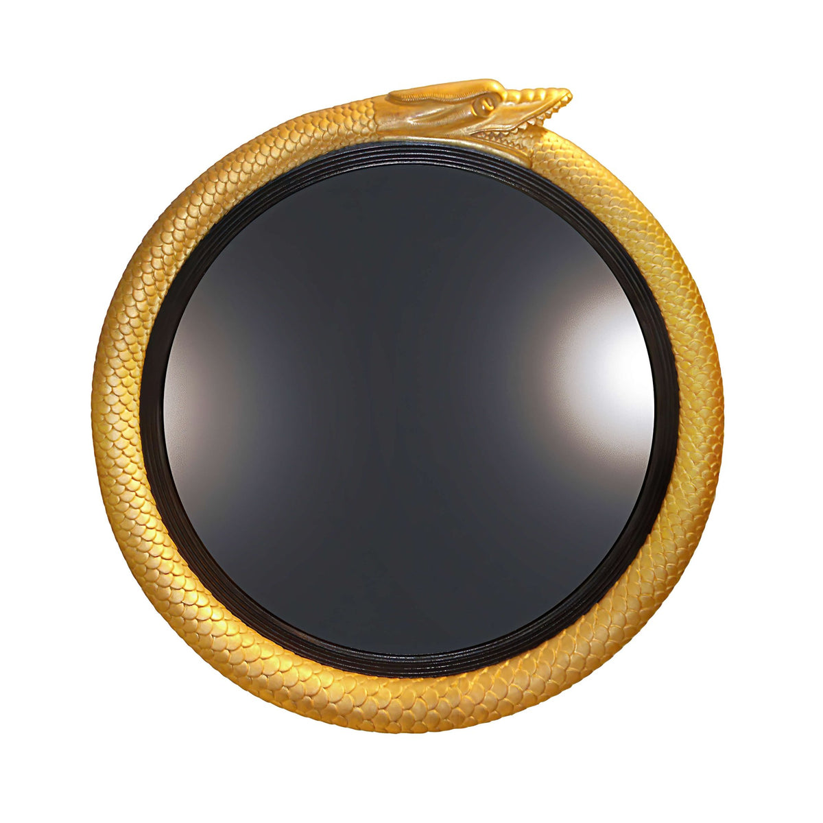 Regency Serpent Convex Mirror - English Georgian America