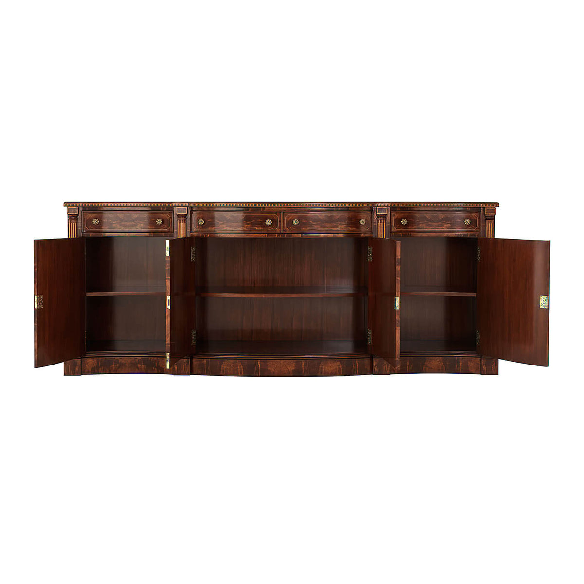 Regency Serpentine Credenza - English Georgian America