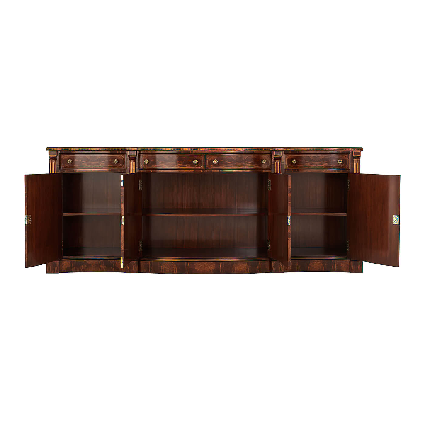Regency Serpentine Credenza - English Georgian America
