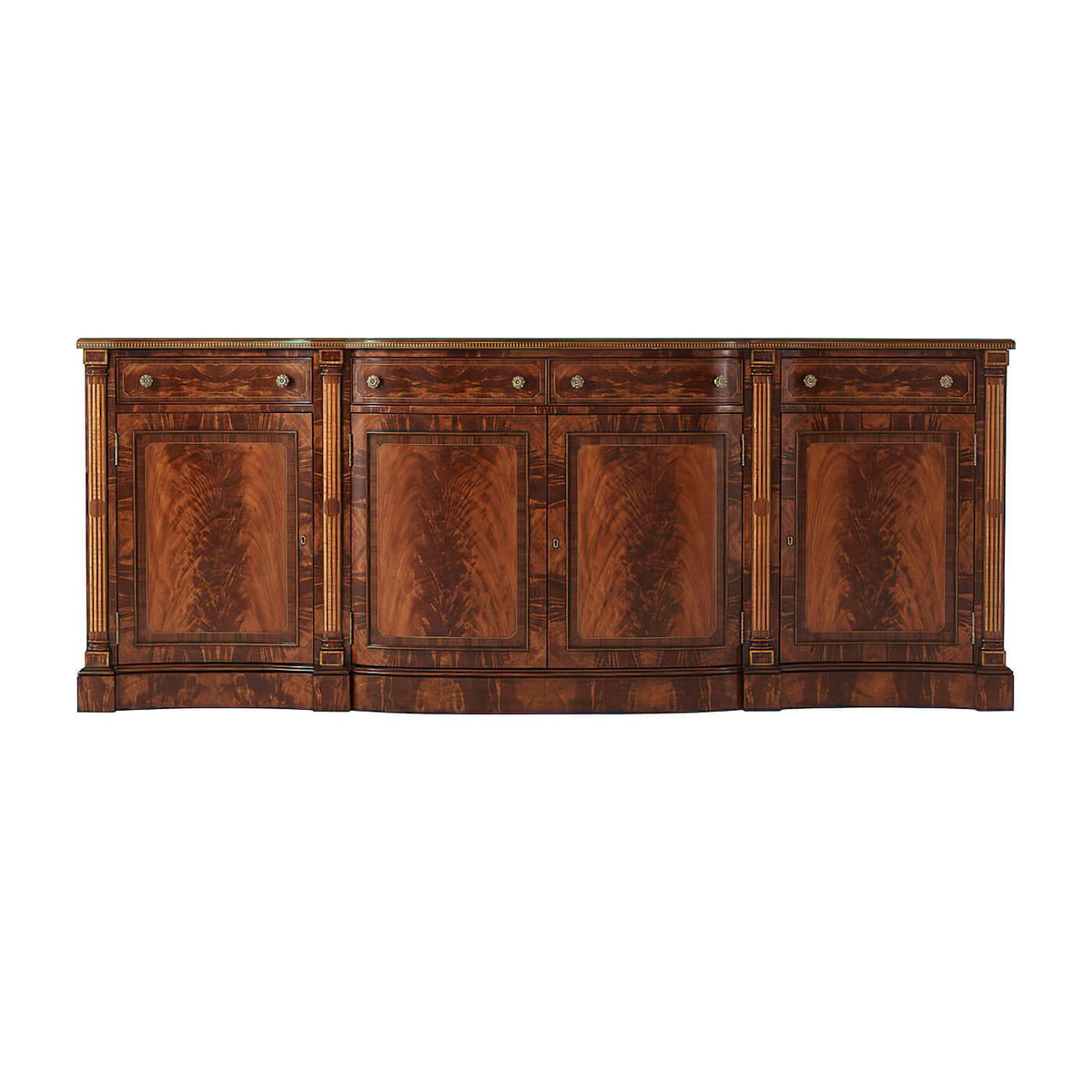 Regency Serpentine Credenza - English Georgian America