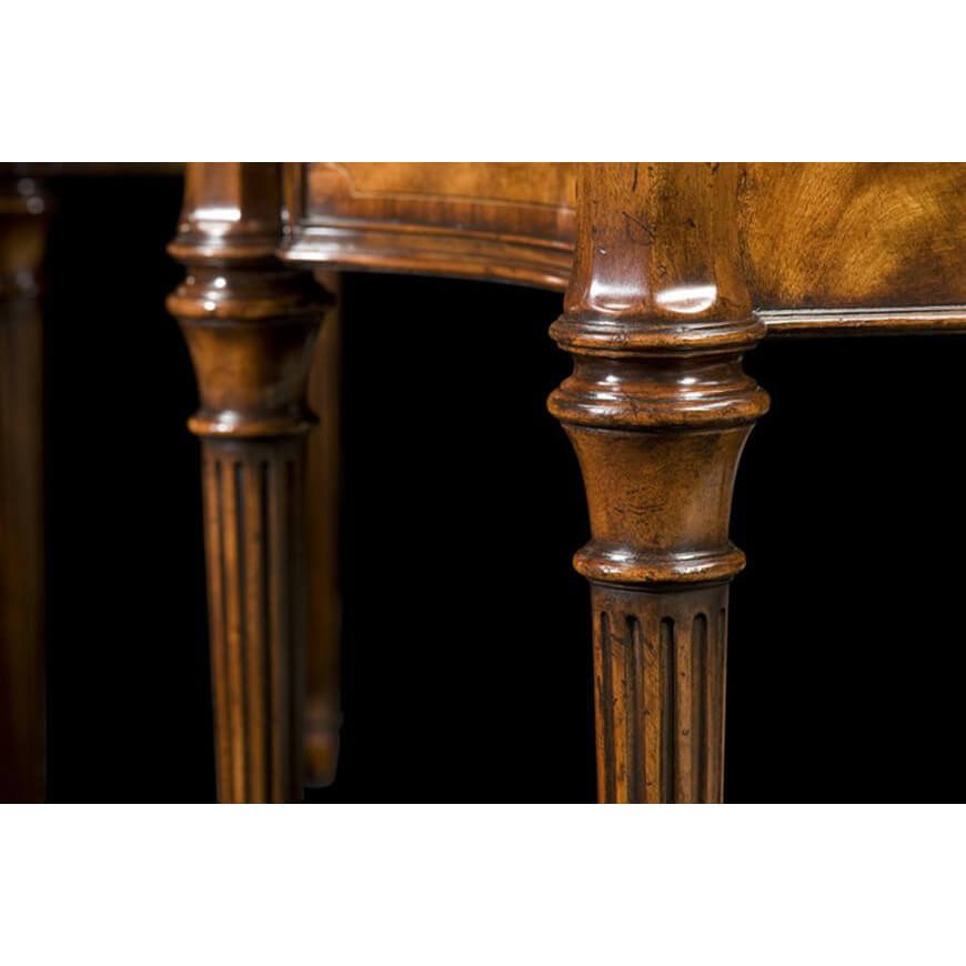 Regency Serpentine Mahogany Sideboard - English Georgian America