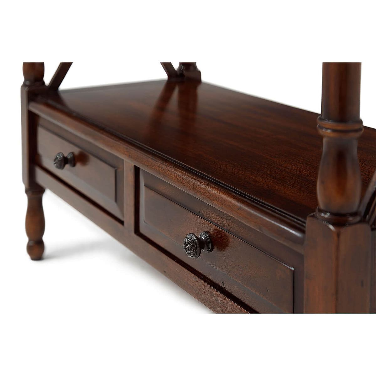 Regency Six Tier Etagere Bookcase - English Georgian America