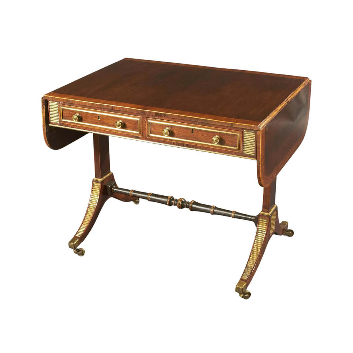 Regency Sofa Table by John McLean - English Georgian America