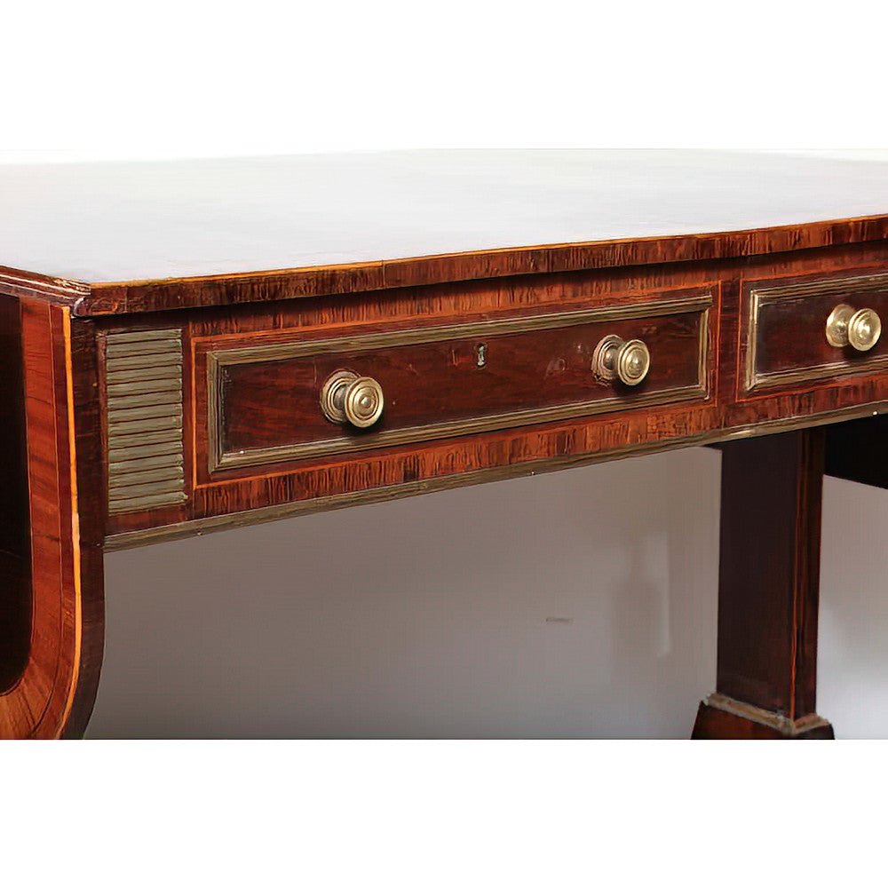Regency Sofa Table by John McLean - English Georgian America