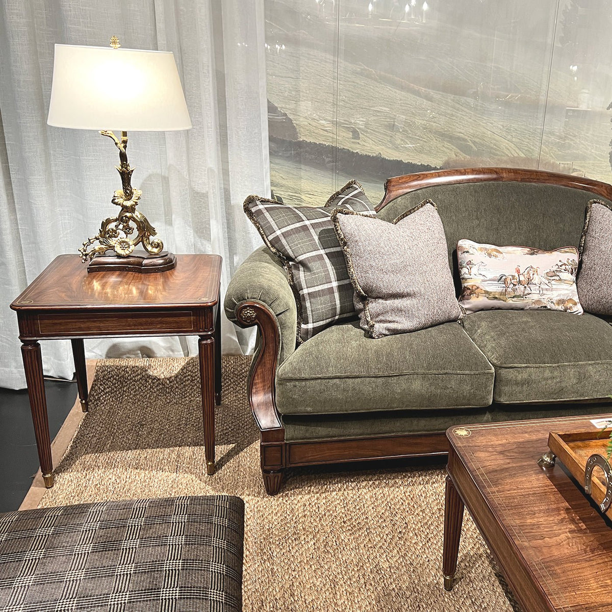 Regency Square Side Table - English Georgian America