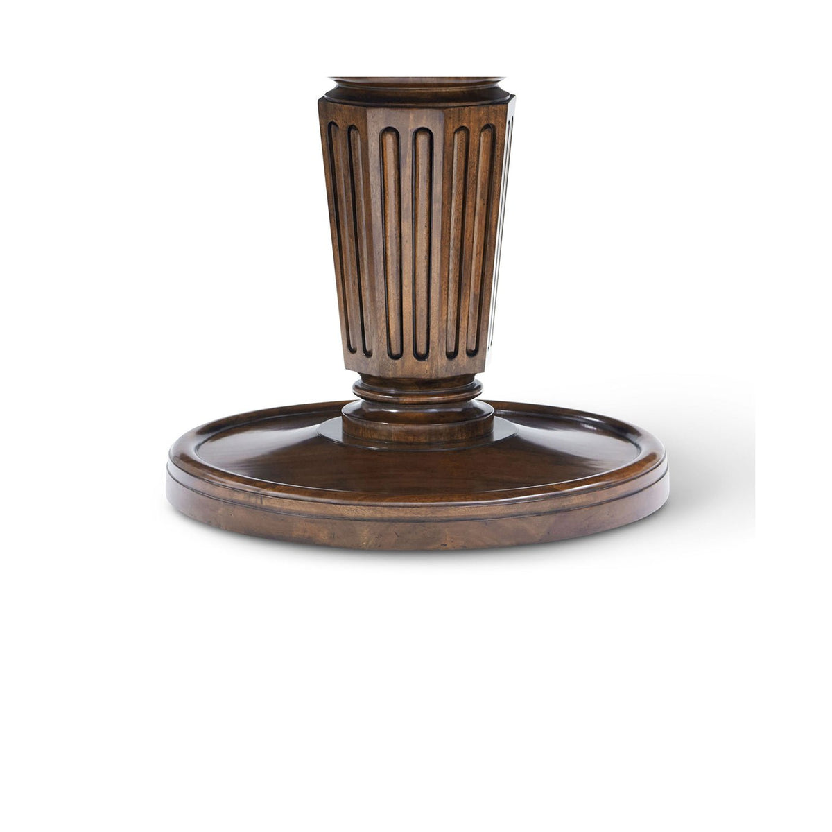 Regency Style 60 Inch Round Dining Table - English Georgian America