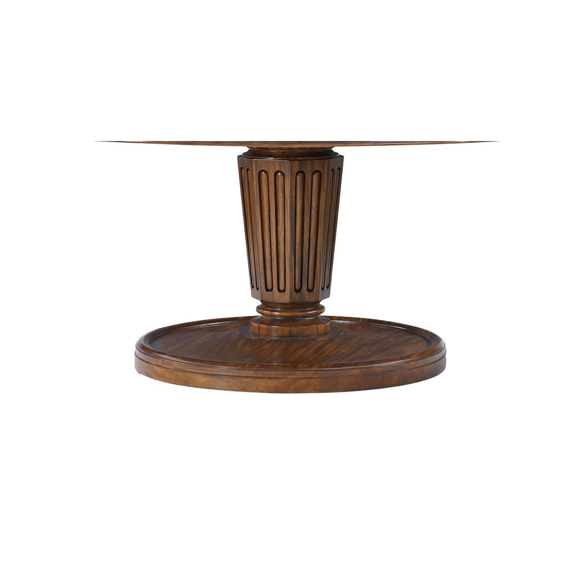 Regency Style 72 Inch Round Dining Table - English Georgian America