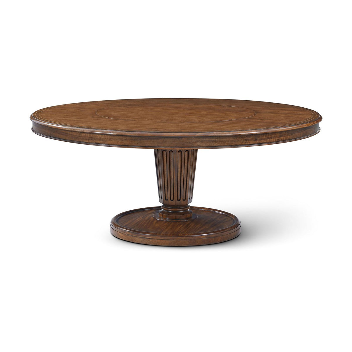 Regency Style 72 Inch Round Dining Table - English Georgian America