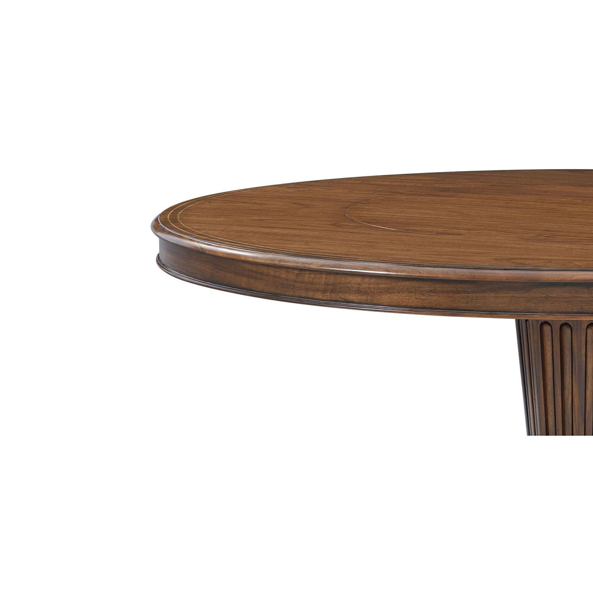 Regency Style 72 Inch Round Dining Table - English Georgian America