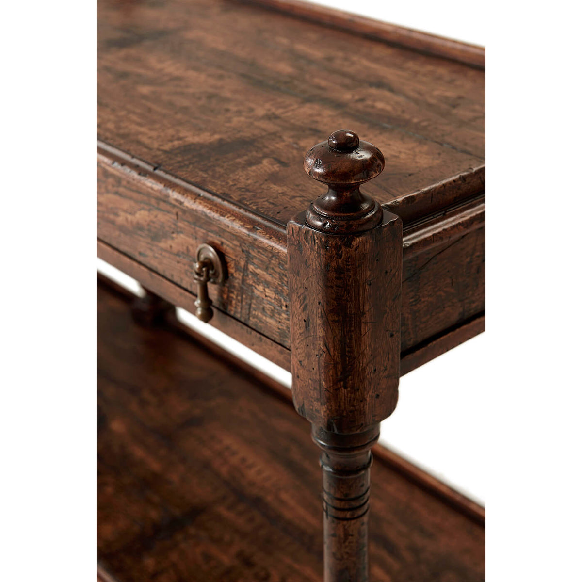 Regency Style Antiqued Console Table - English Georgian America