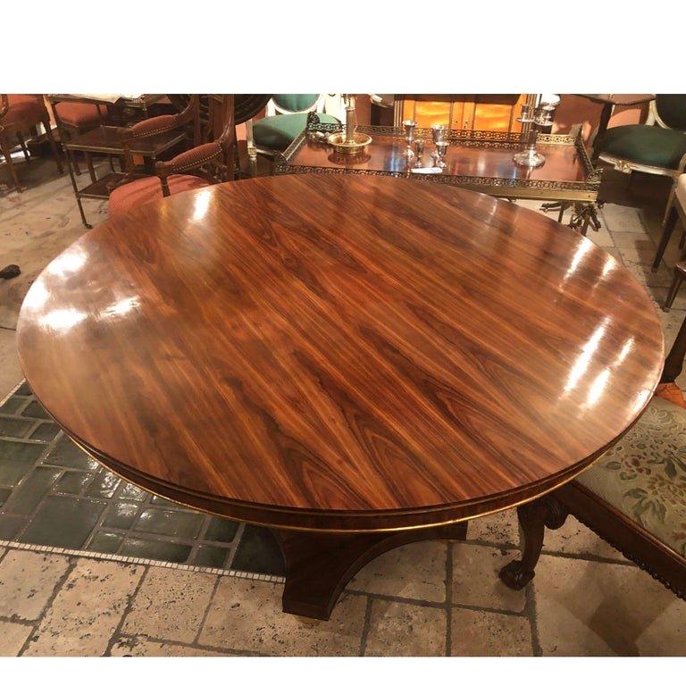 Regency Style Center Table - English Georgian America