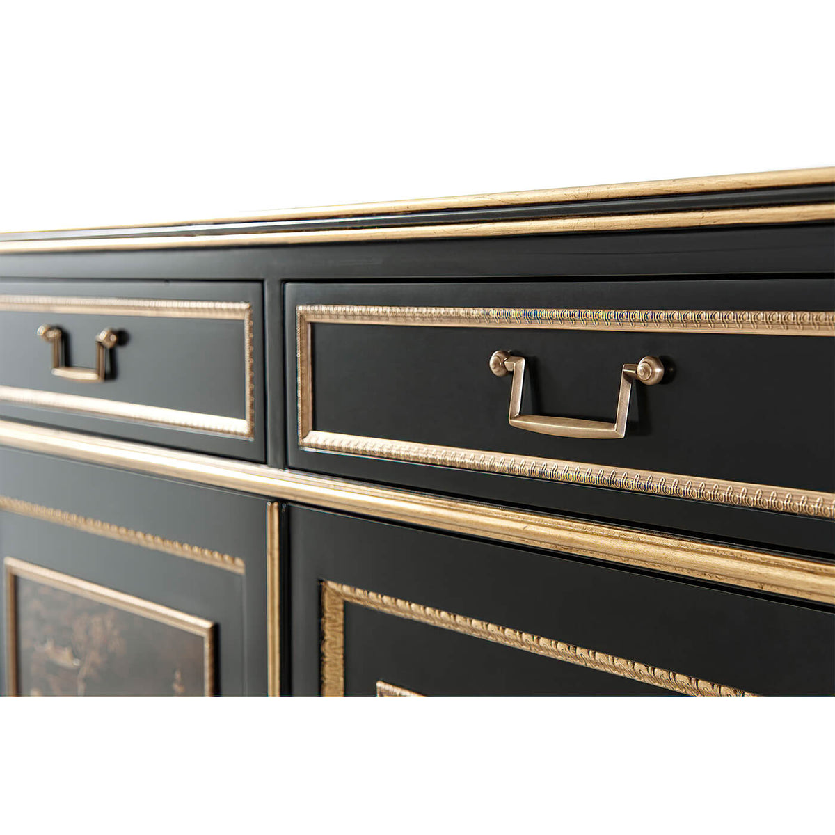 Regency Style Chinoiserie Cabinet - English Georgian America