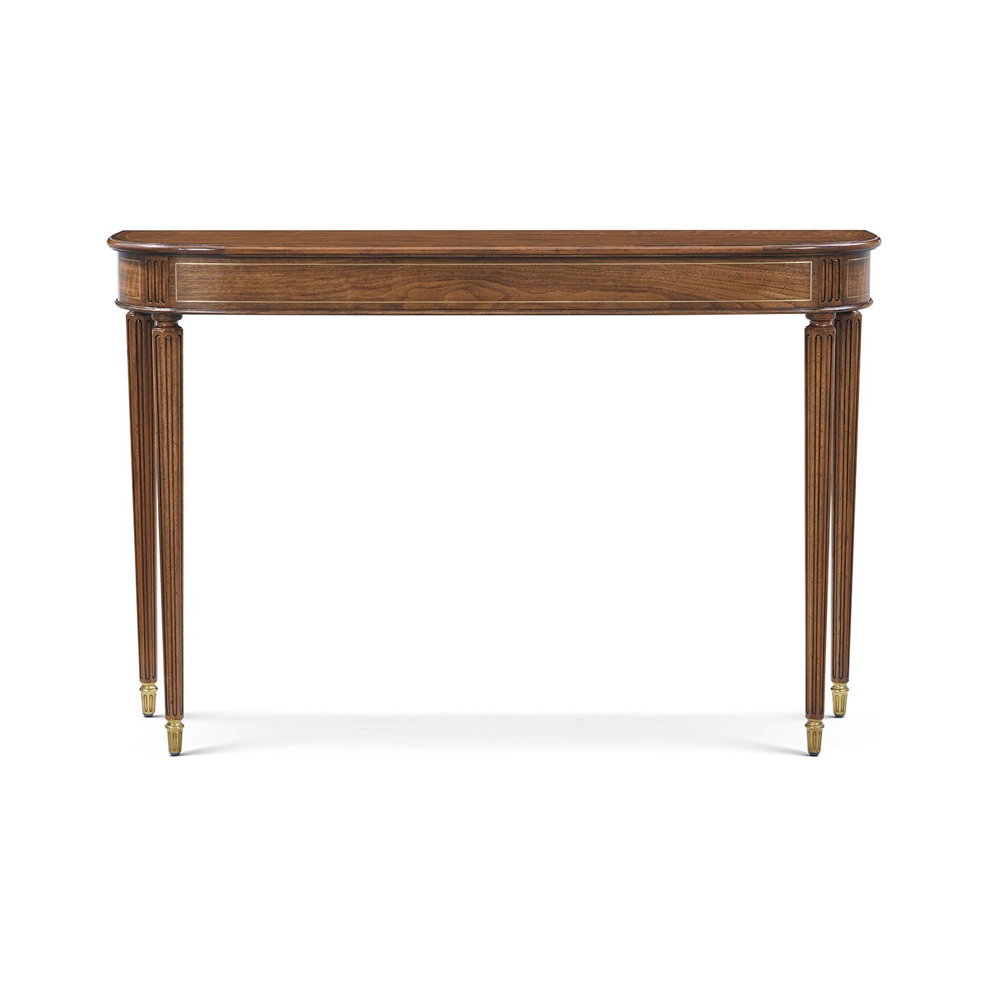 Regency Style Demilune Console Table - English Georgian America