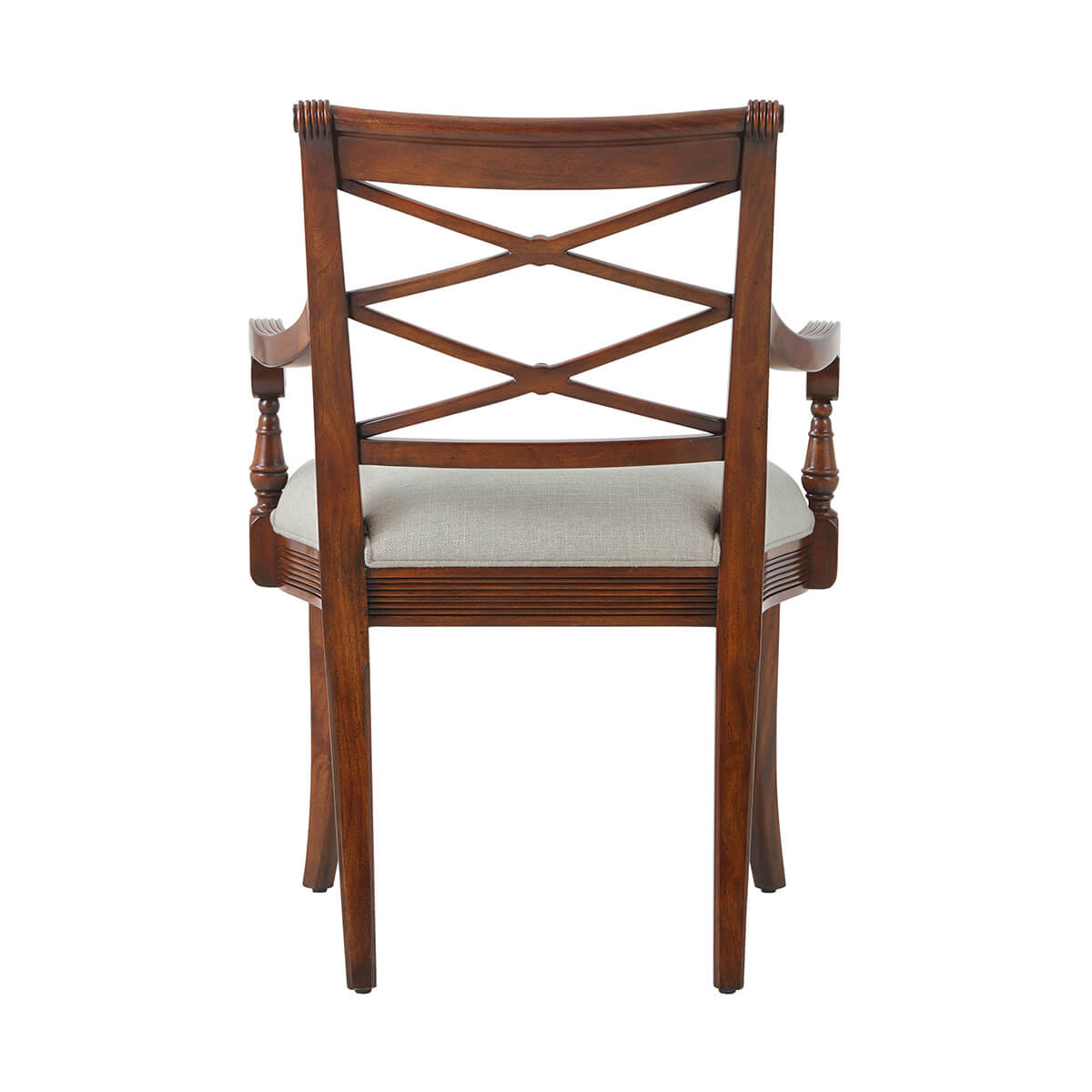 Regency Style Mahogany Armchair - English Georgian America