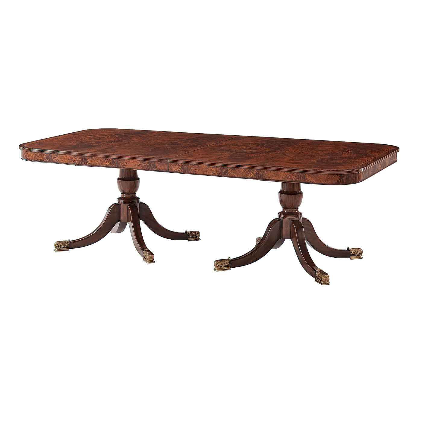 Regency Style Mahogany Dining Table - English Georgian America