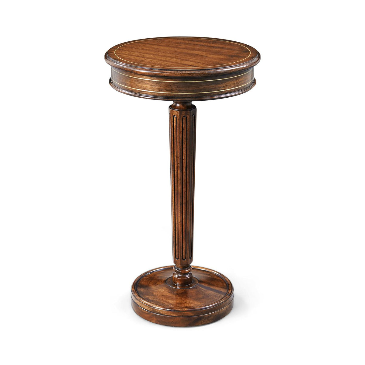 Regency Style Pedestal Accent Table - English Georgian America