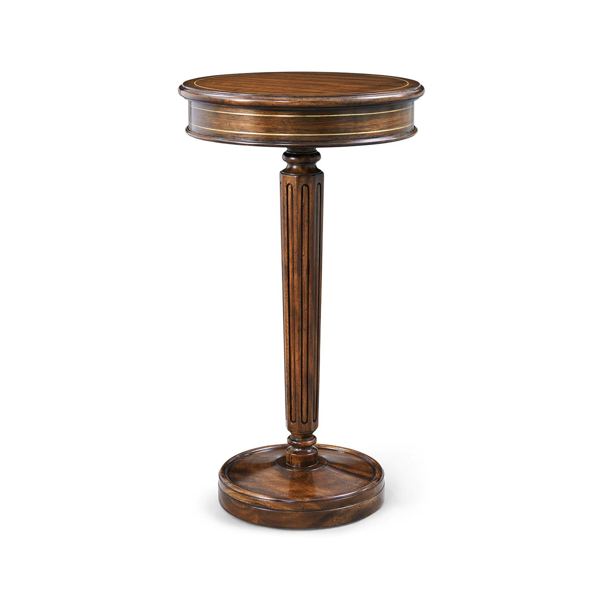 Regency Style Pedestal Accent Table - English Georgian America