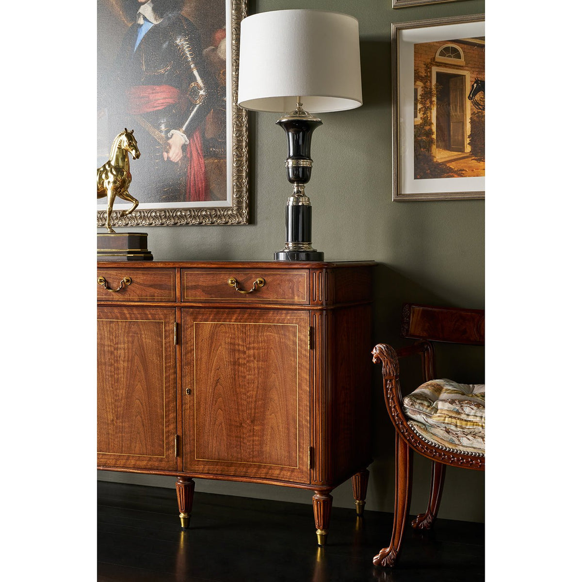 Regency Style Sideboard Buffet - English Georgian America