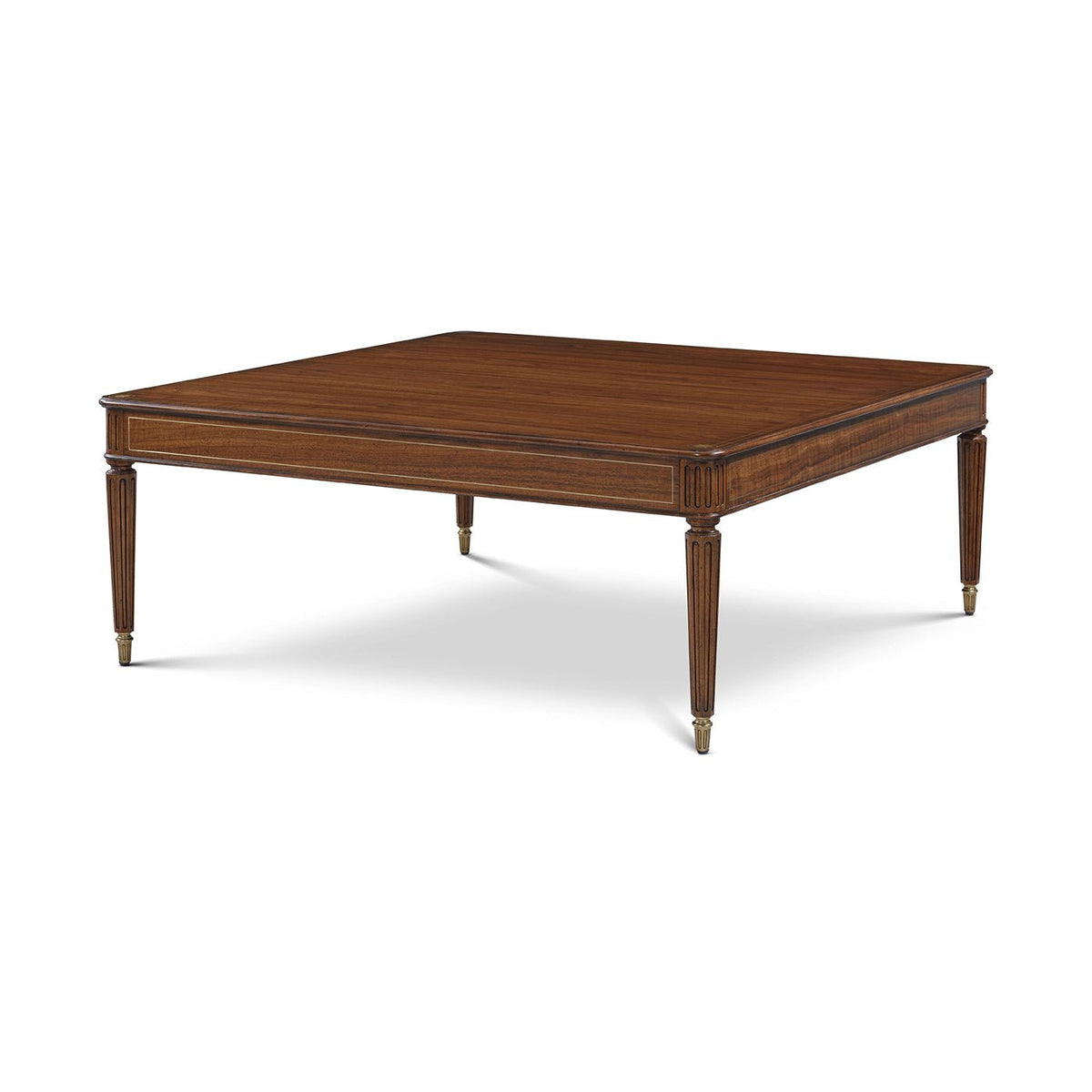 Regency Style Square Coffee Table - English Georgian America