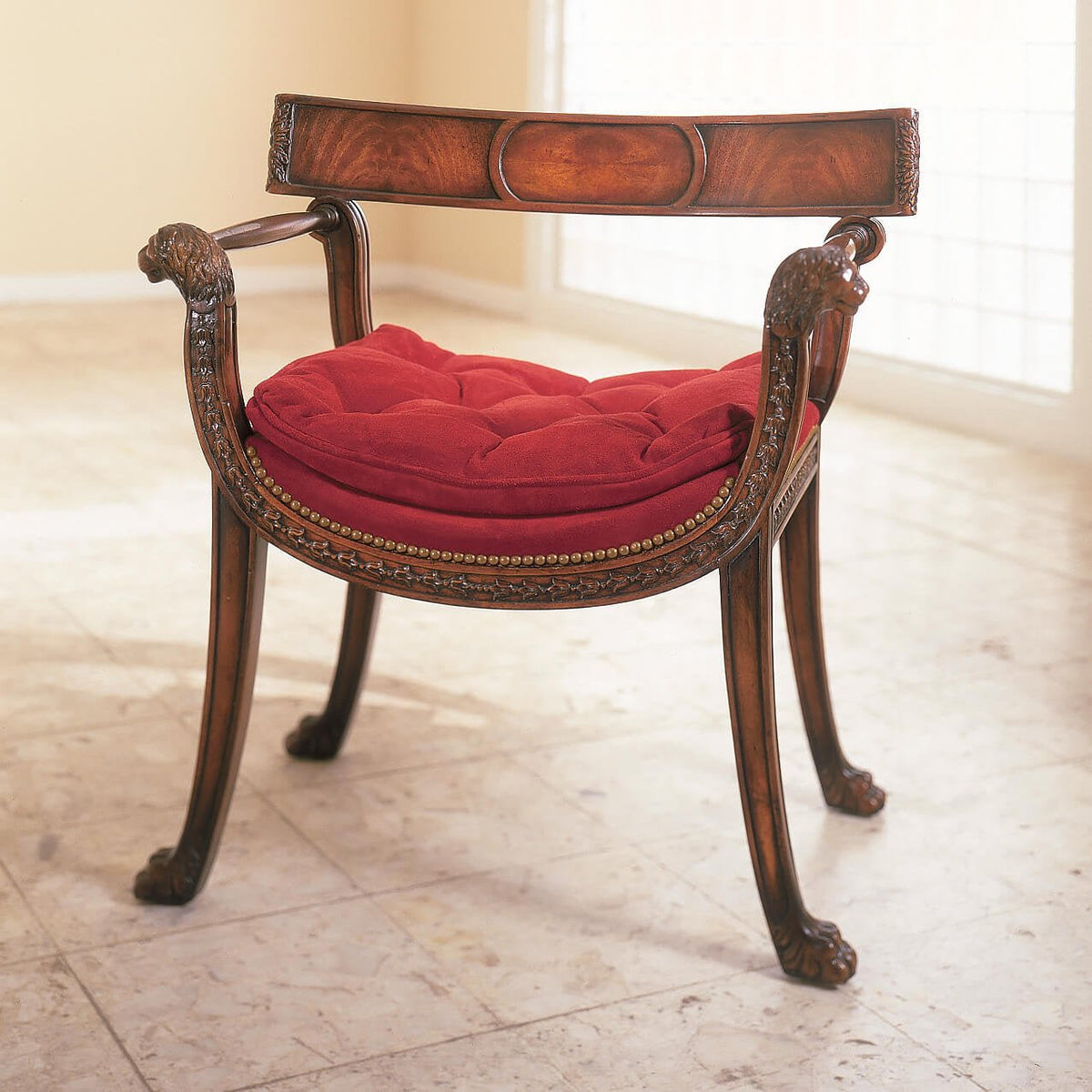 Regency Style Thomas Hope Armchair - English Georgian America