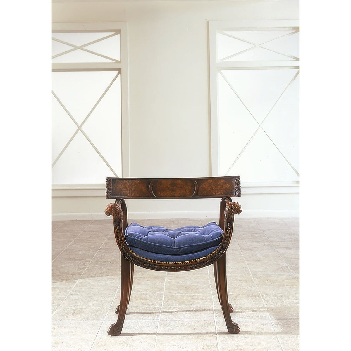 Regency Style Thomas Hope Armchair - English Georgian America