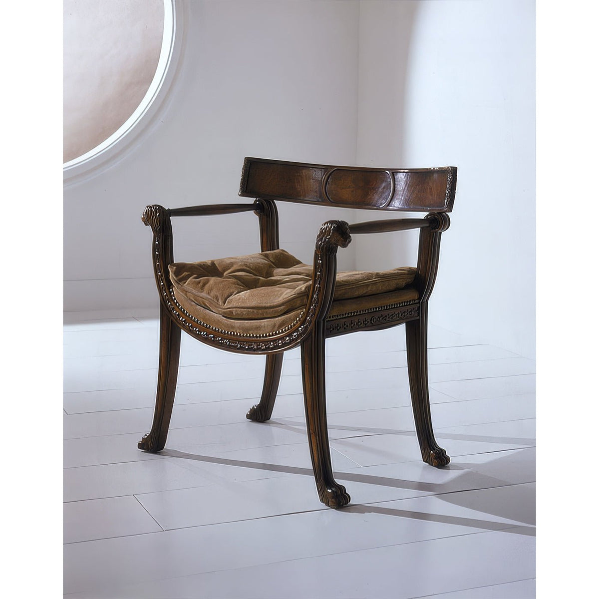 Regency Style Thomas Hope Armchair - English Georgian America