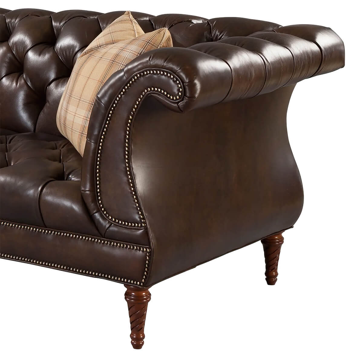 Regency Style Tufted Lyre Sofa - English Georgian America