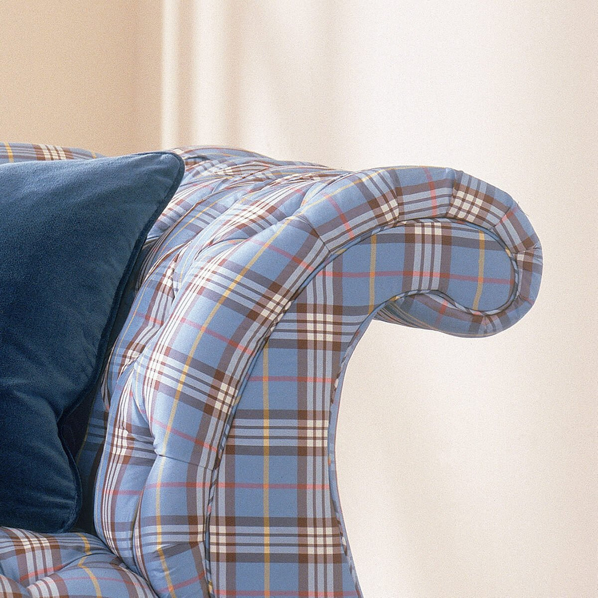 Regency Style Tufted Lyre Sofa - English Georgian America