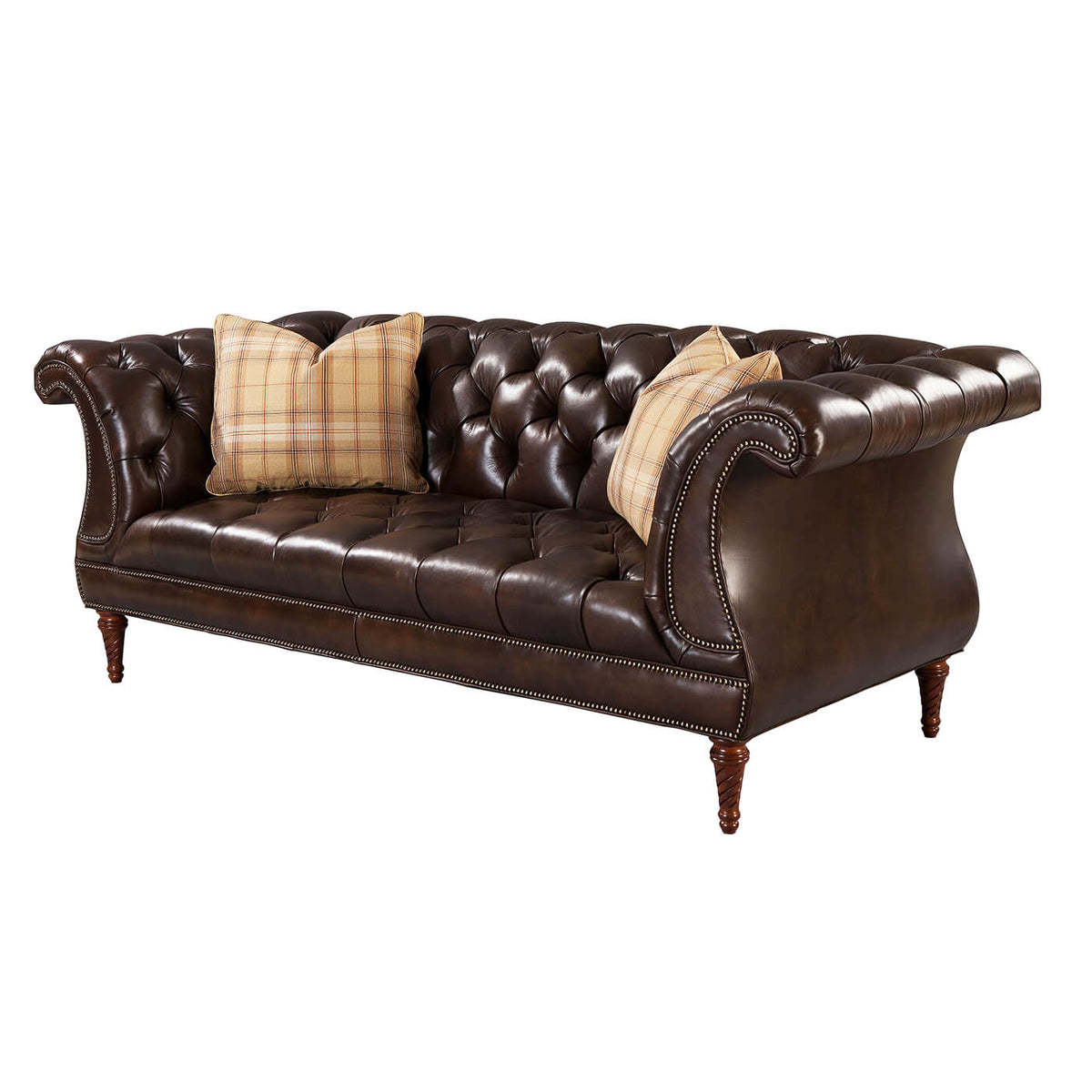 Regency Style Tufted Lyre Sofa - English Georgian America