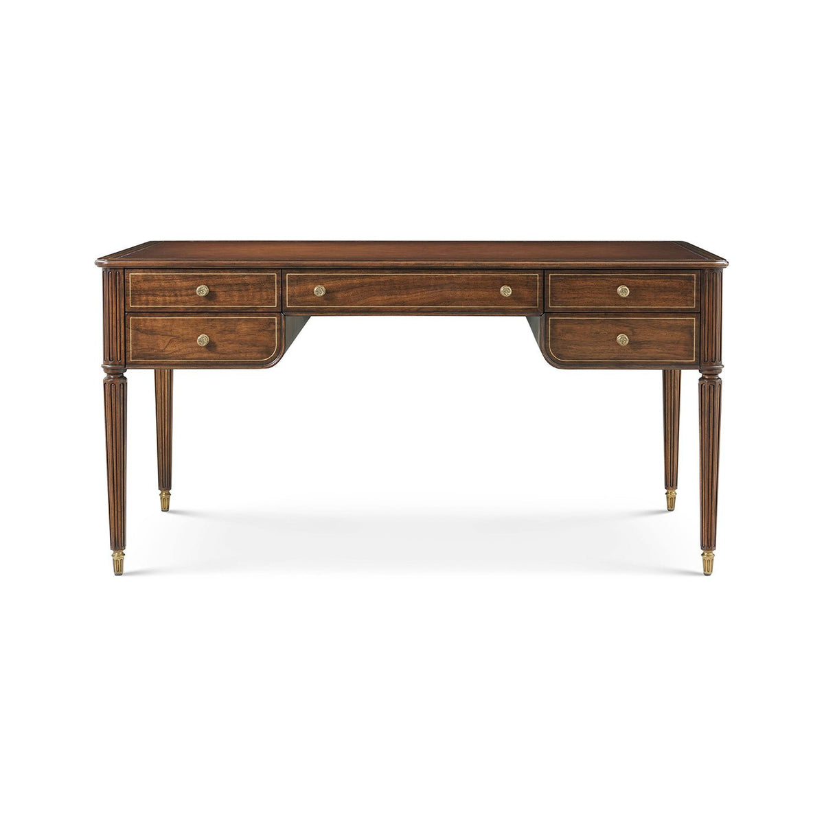 Regency Style Walnut Desk - English Georgian America