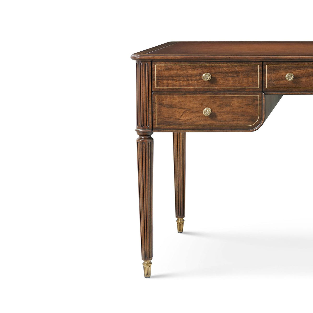 Regency Style Walnut Desk - English Georgian America